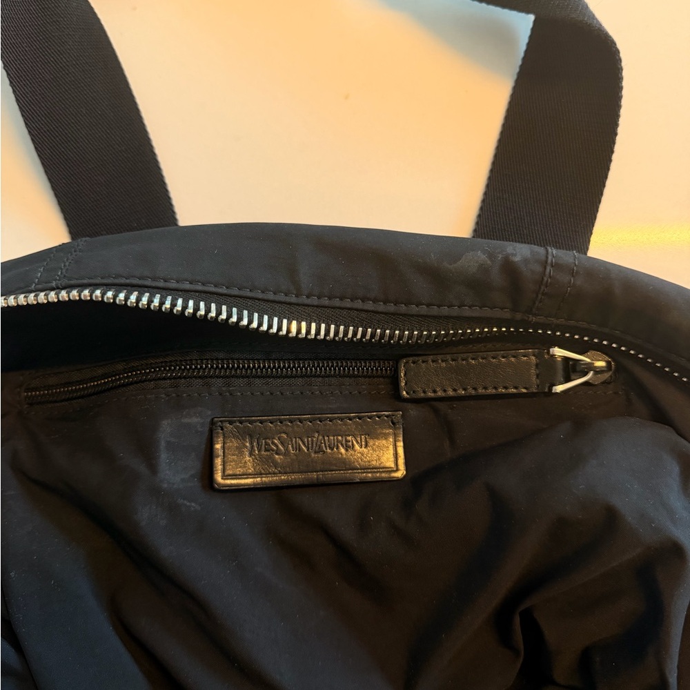 Vintage Yves Saint Laurent Black Tote Bag - Picture 5 of 7